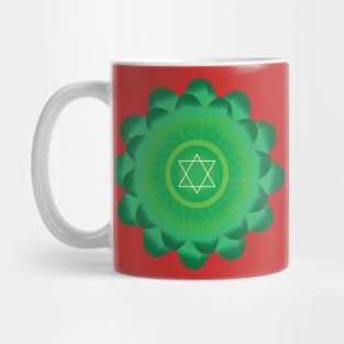 Heart Chakra, Aanahata Chakra Yoga and Meditation Mug